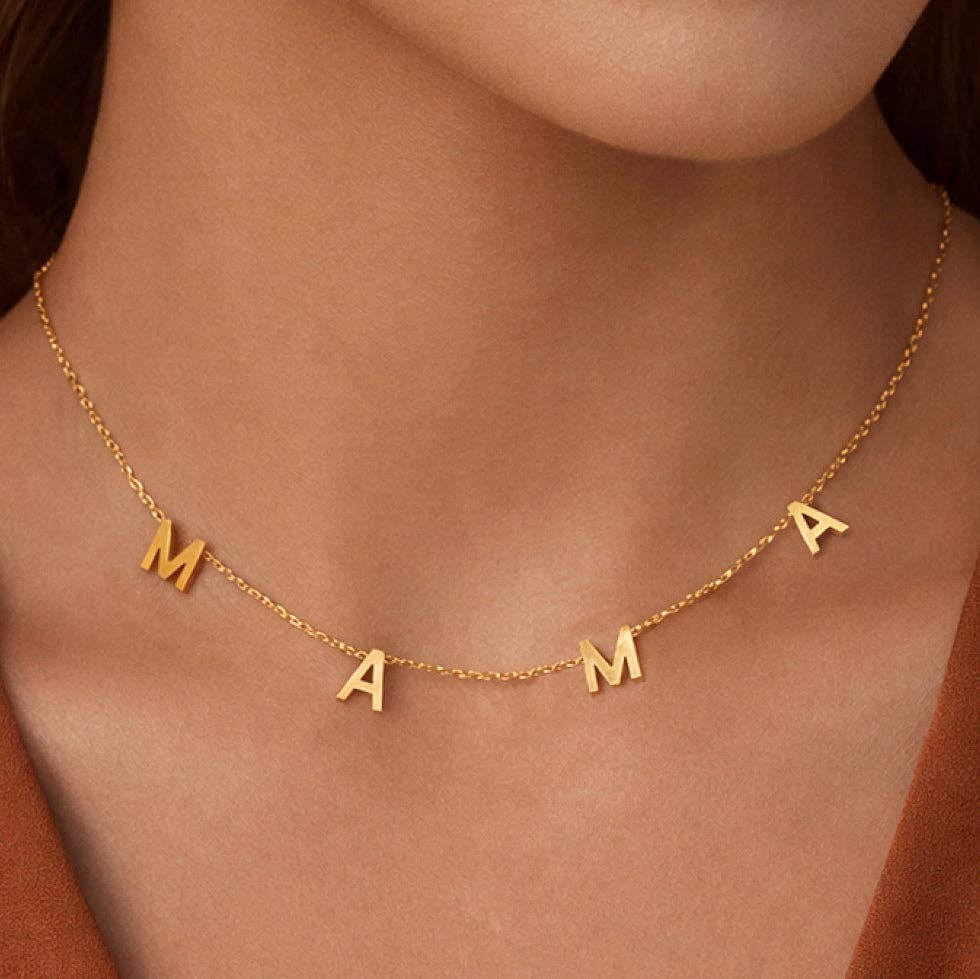 Mama Necklace | 18K Gold Plated