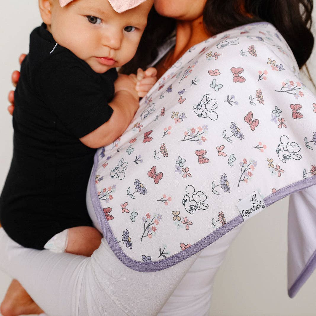 Burp Cloths - Minnie Mouse