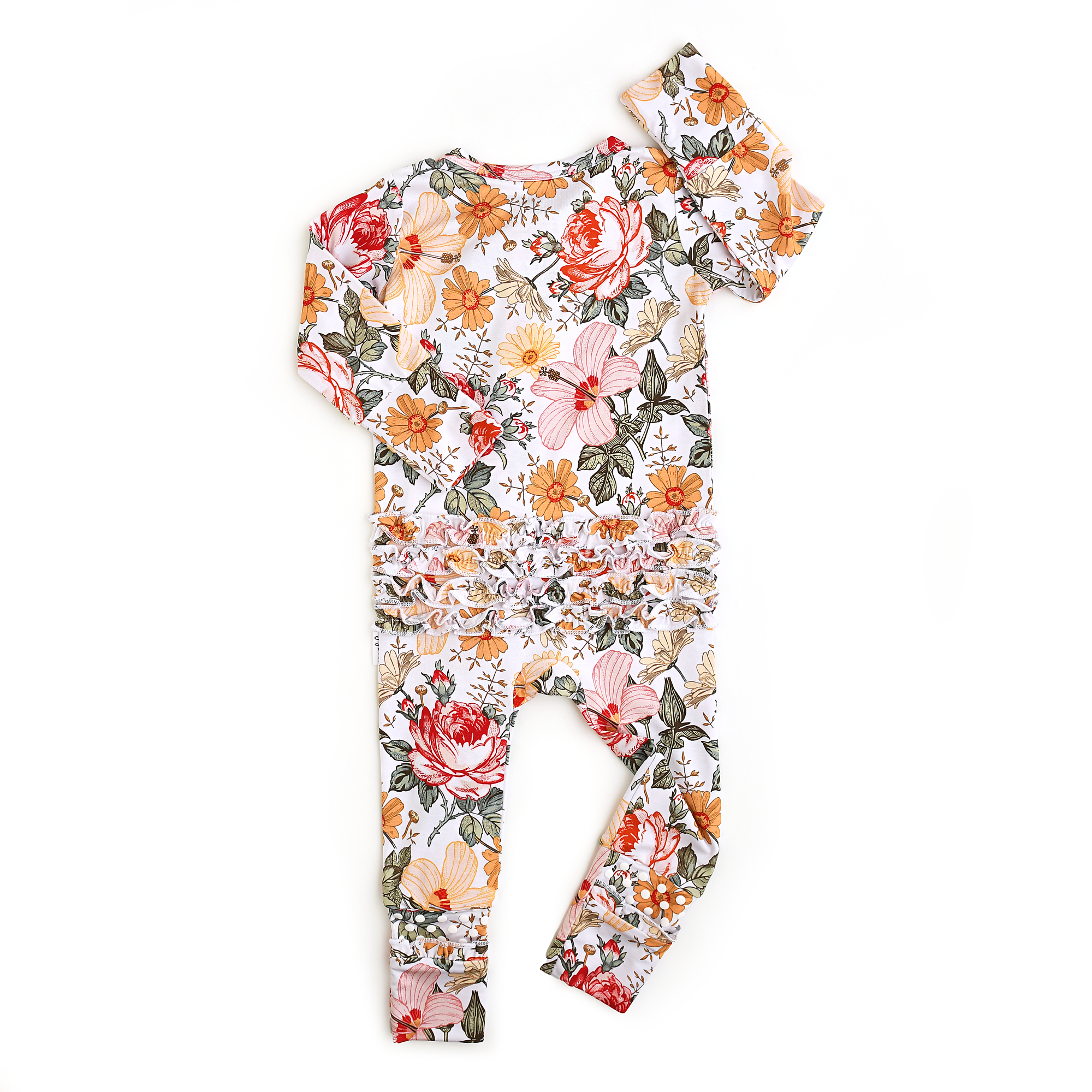 Nella Ruffle Zip Bamboo Sleeper