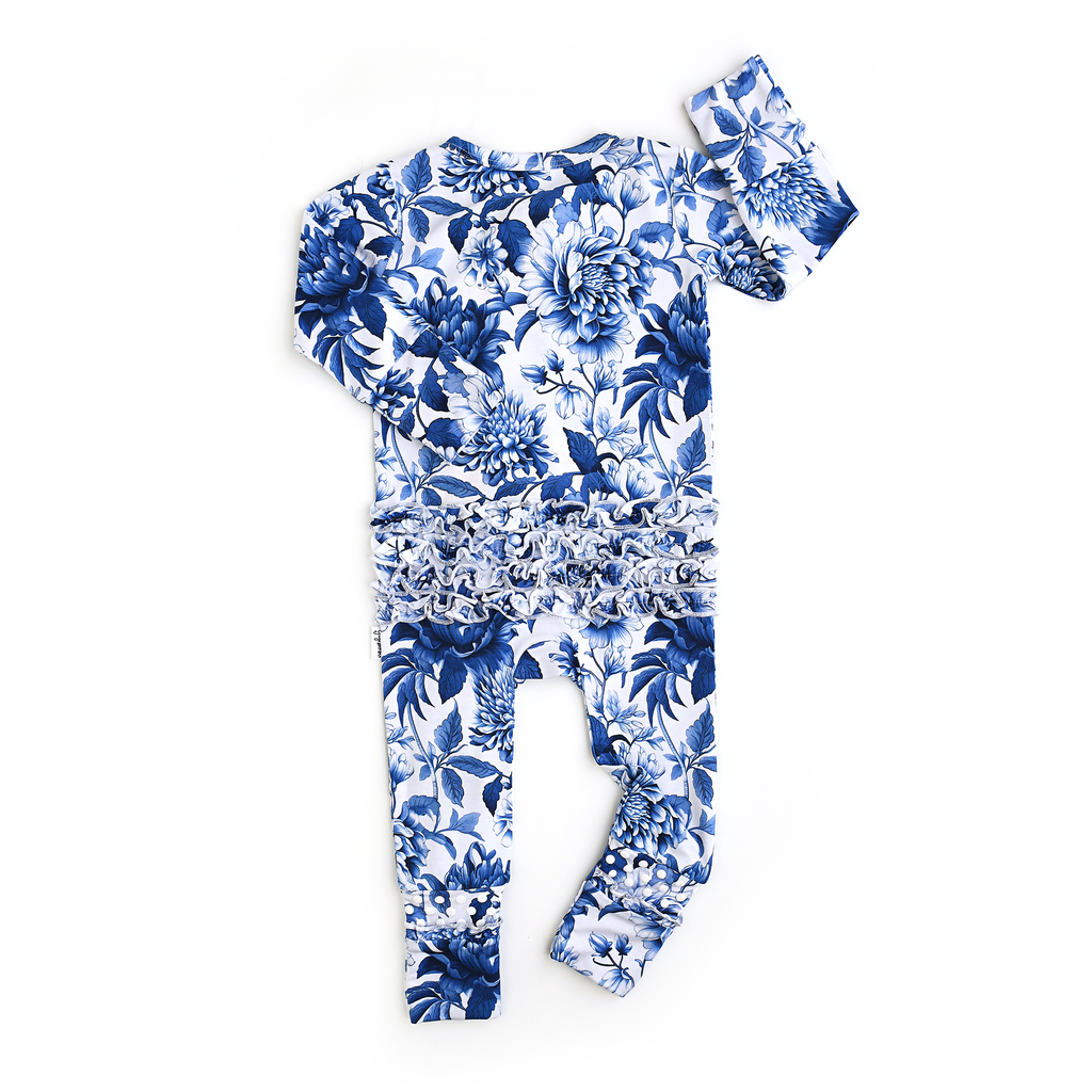Hattie Ruffle Zip Bamboo Sleeper