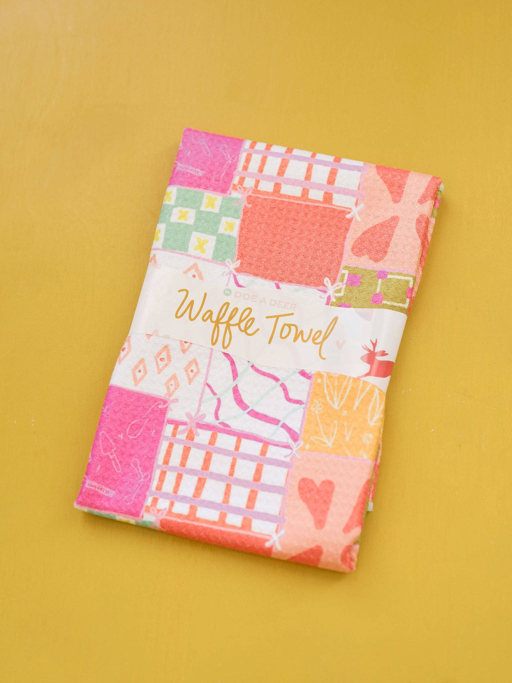 Comfort Quilt Waffle Towel Tea Towel