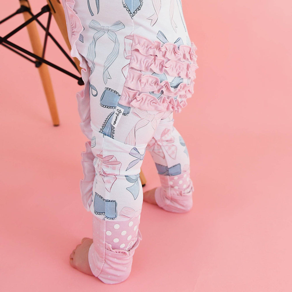 Samantha Bows Ruffle Zip Sleeper