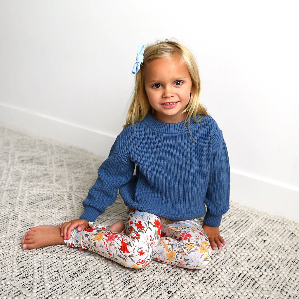 Knitted Sweater | Steel Blue