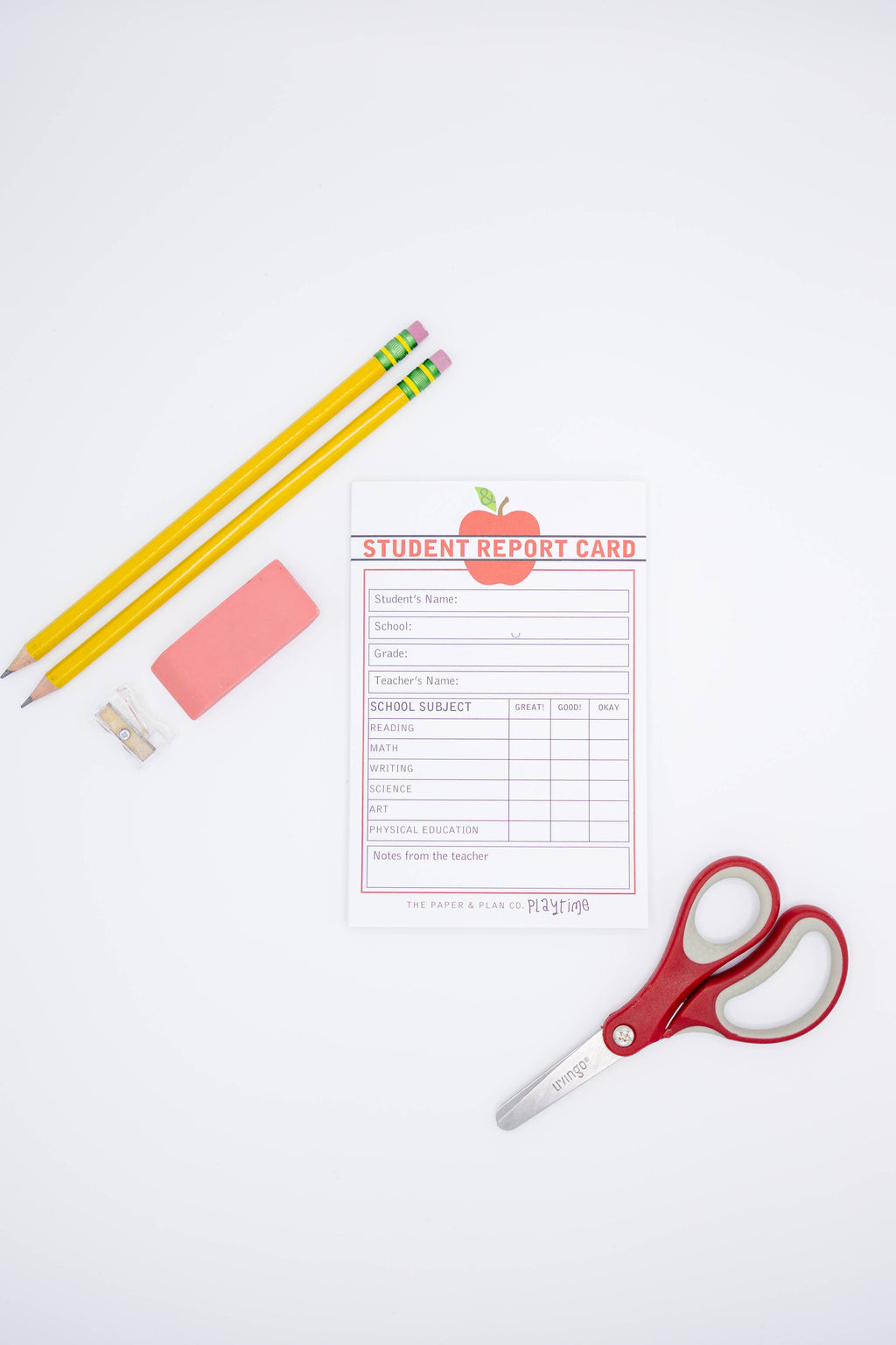 Student Report Card Kids Playtime Pad®  