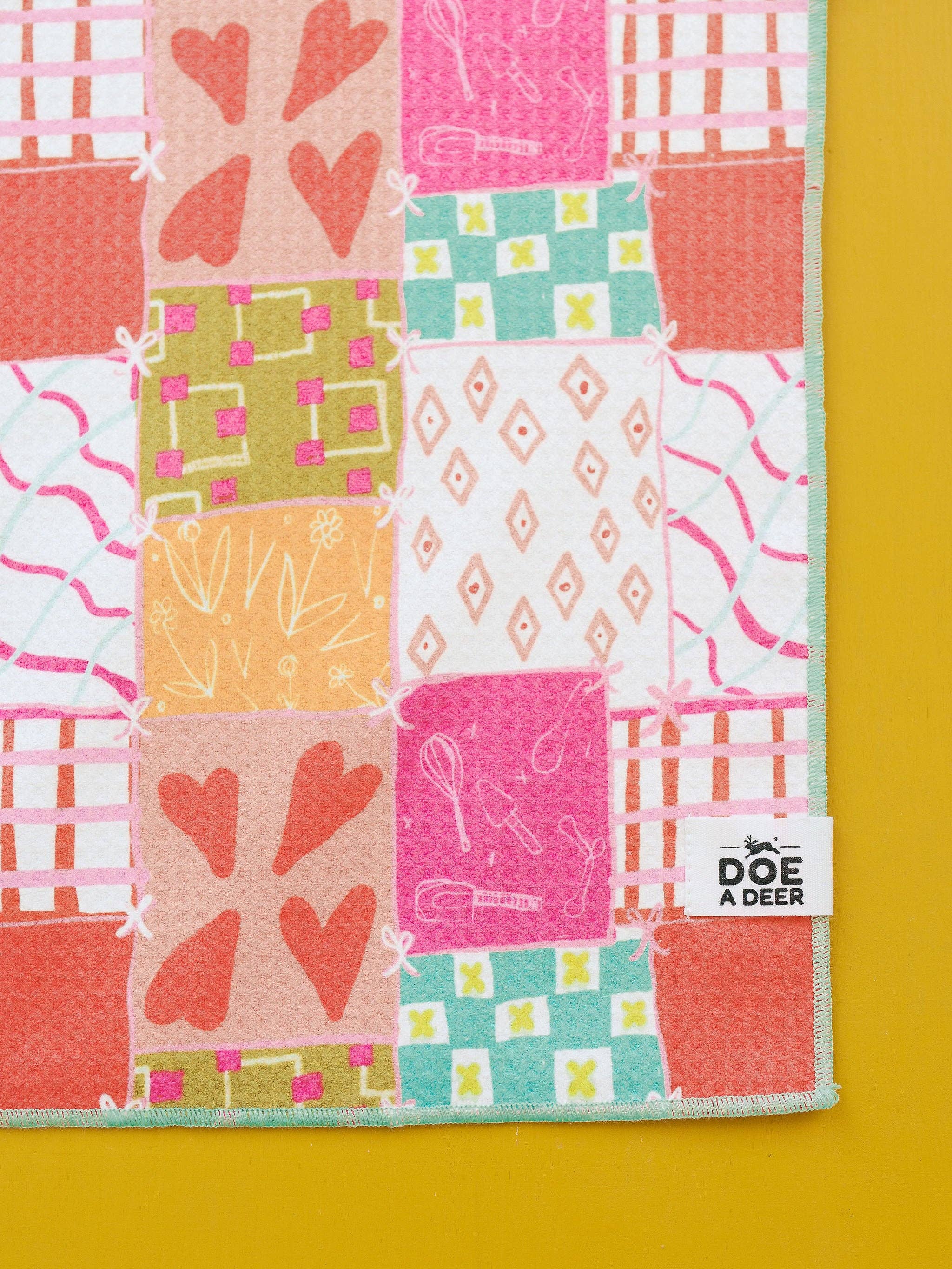 Comfort Quilt Waffle Towel Tea Towel