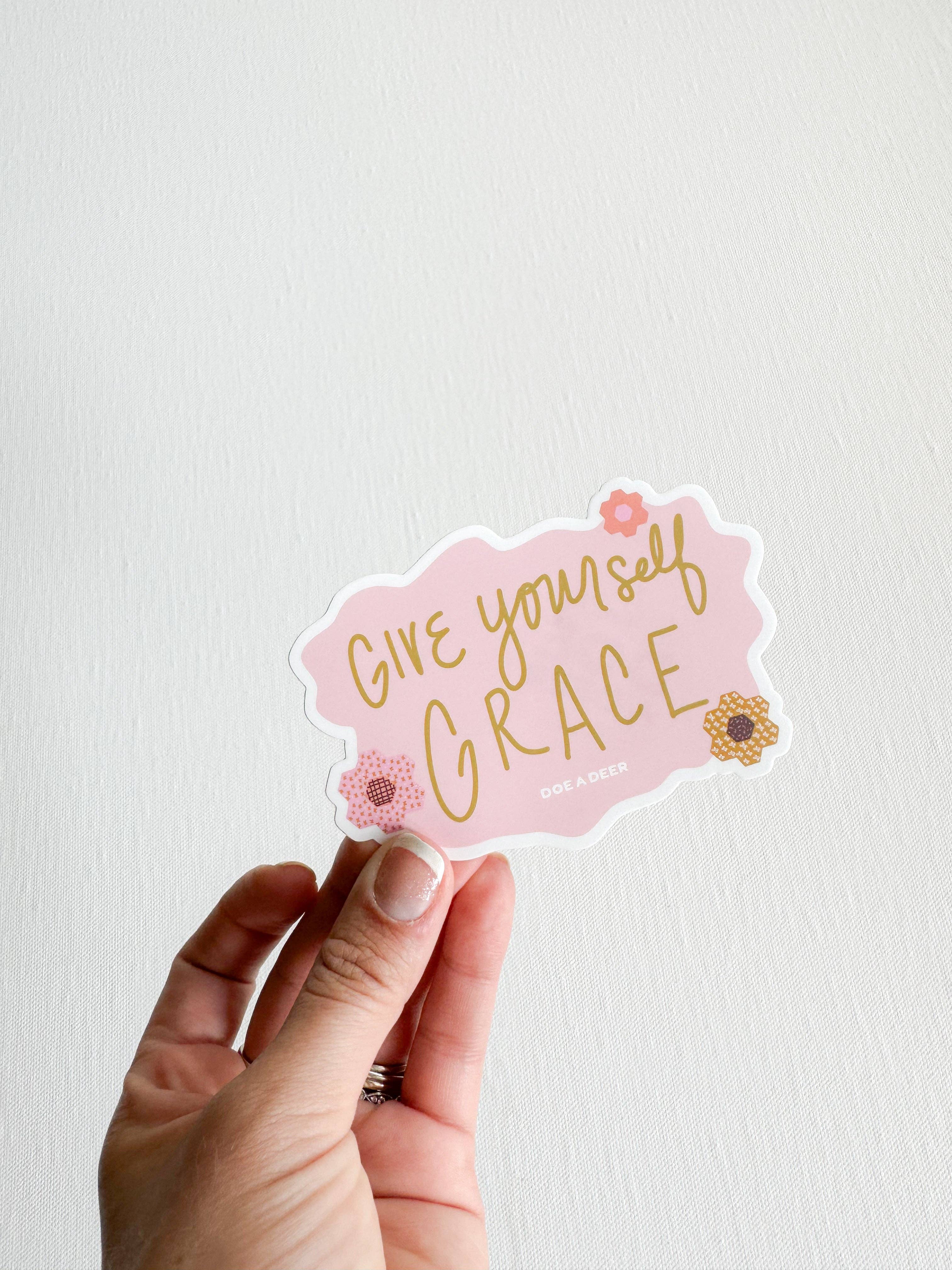 Give Yourself Grace Sticker