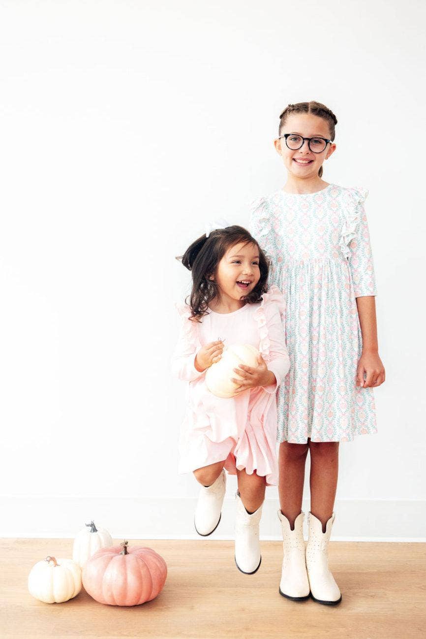 Ruffle Twirl Dress | Light Pink