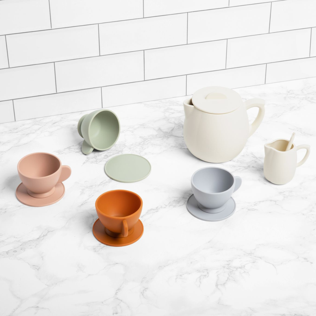 Silicone Tea Set | Kids Pretend Playset