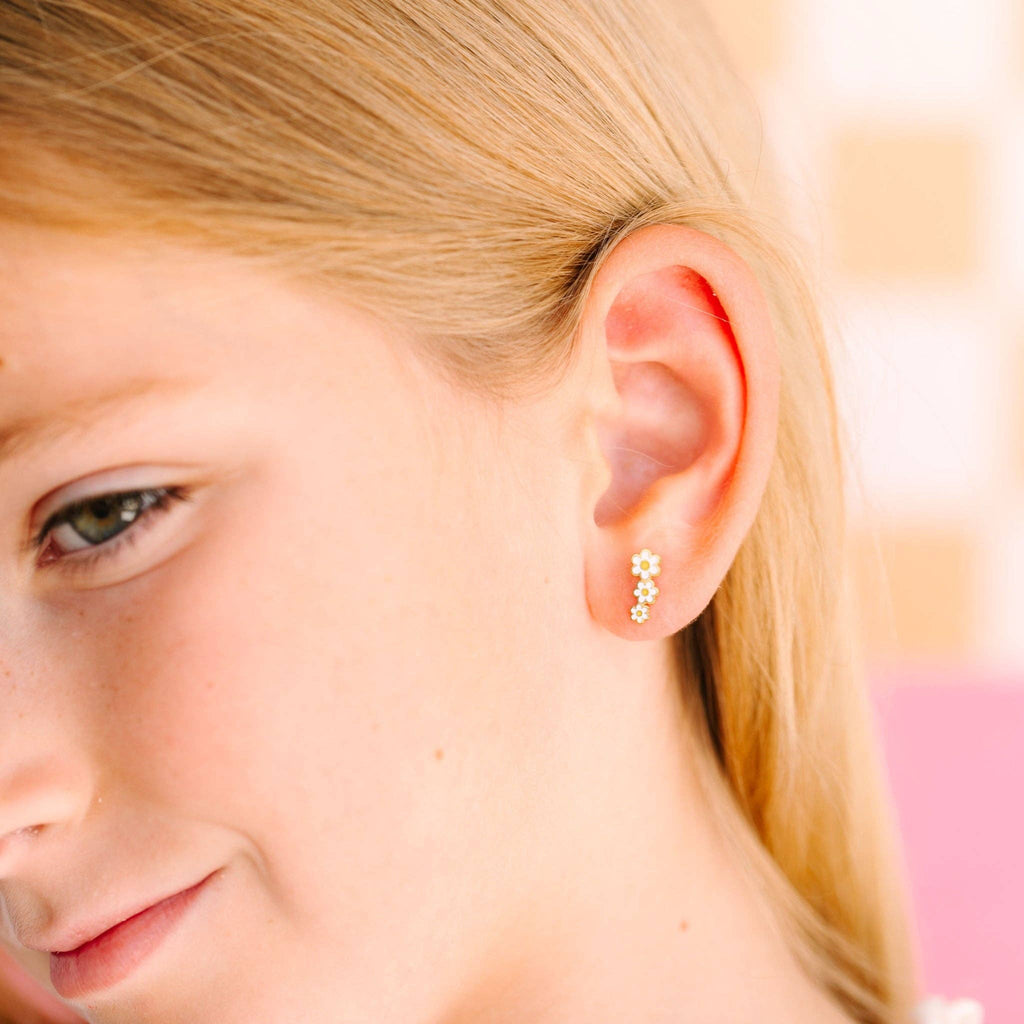 Daisy Crawler Earrings