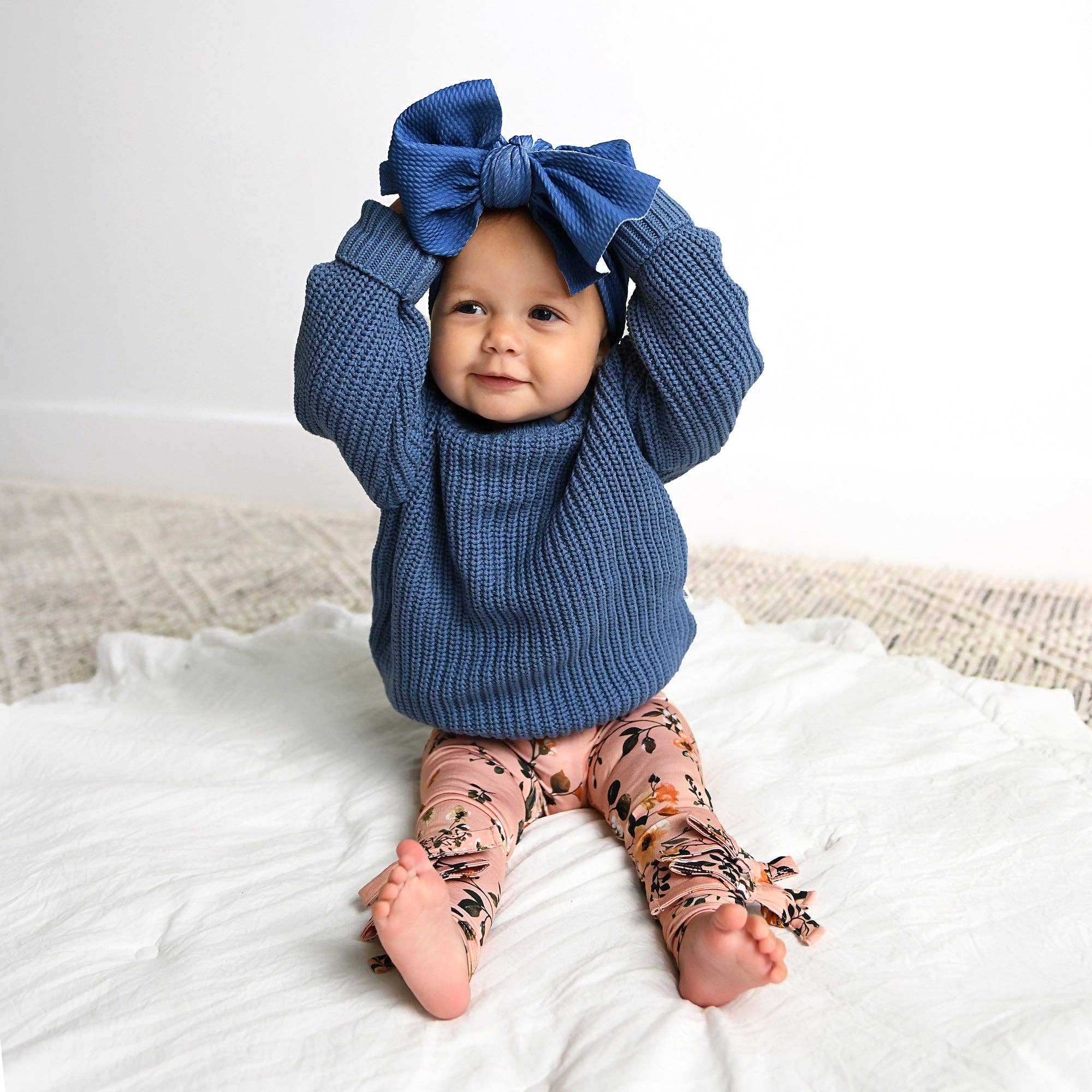 Knitted Sweater | Steel Blue