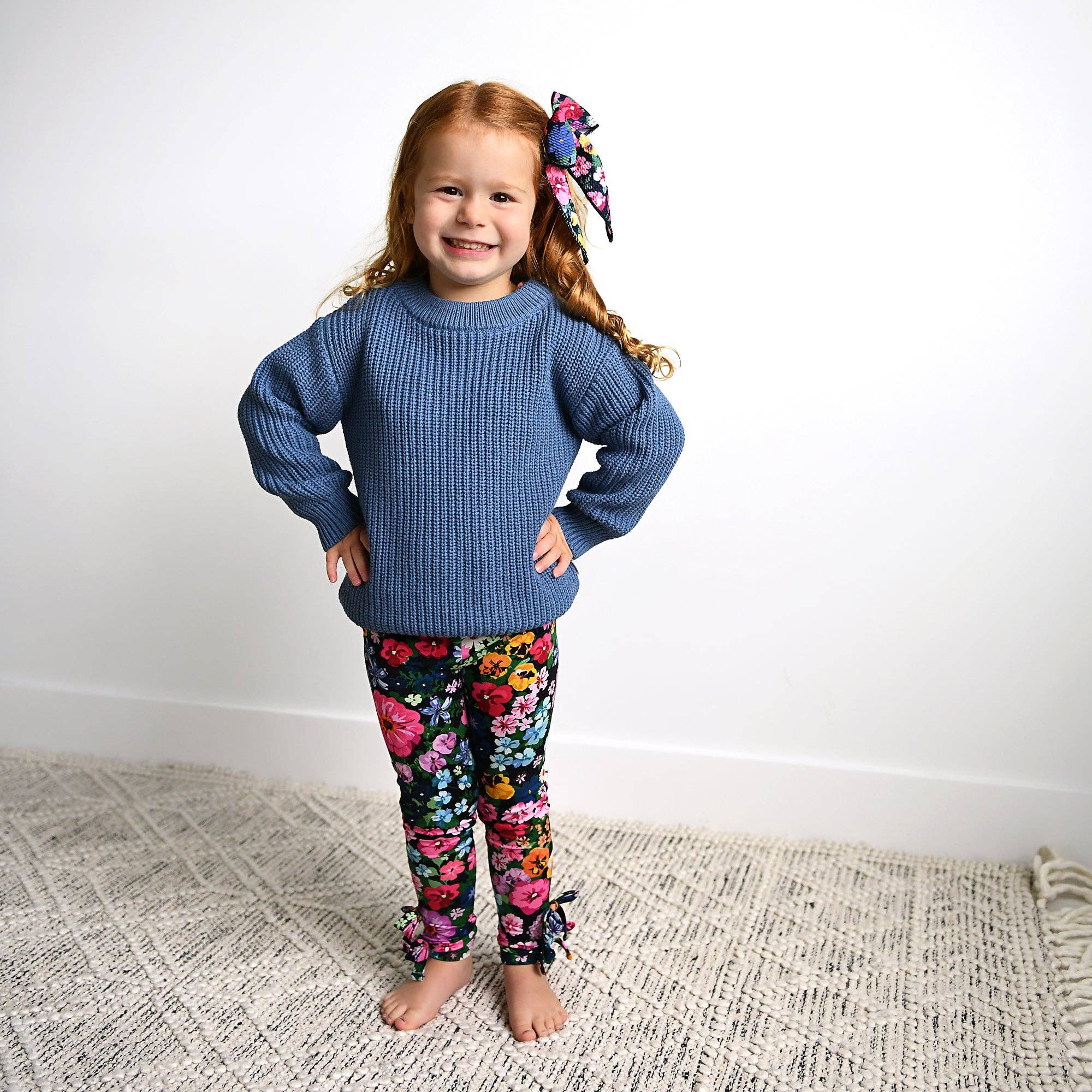 Knitted Sweater | Steel Blue