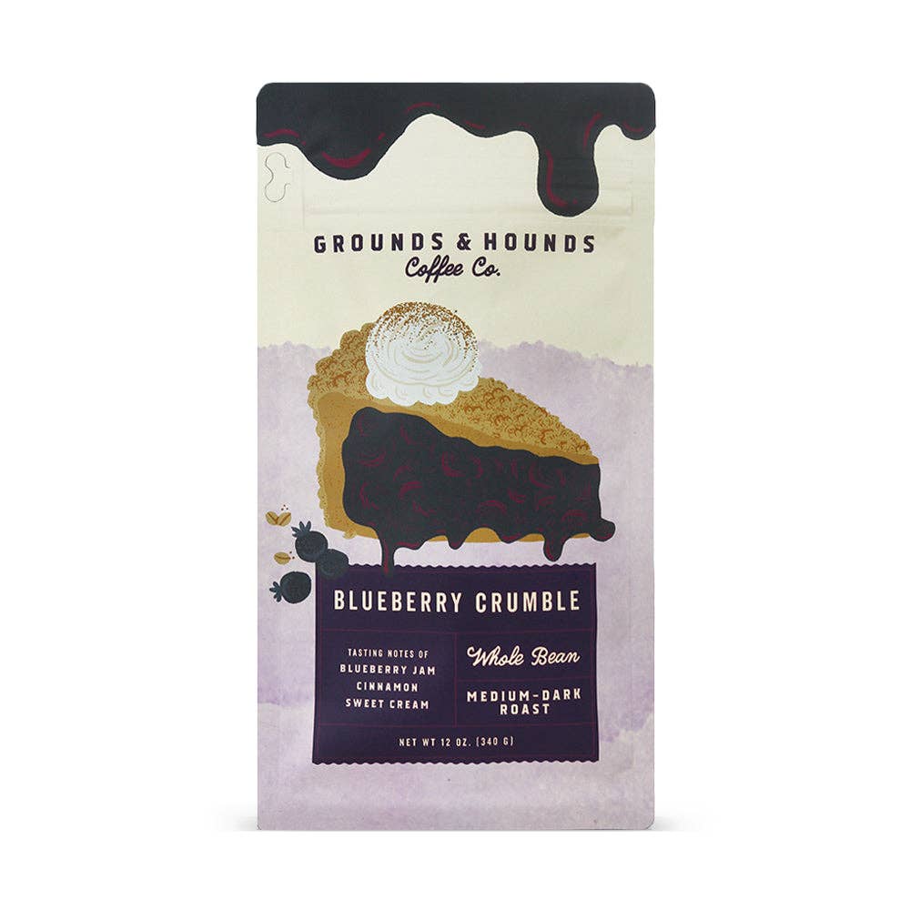 Blueberry Crumble Flavored Coffee: Ground