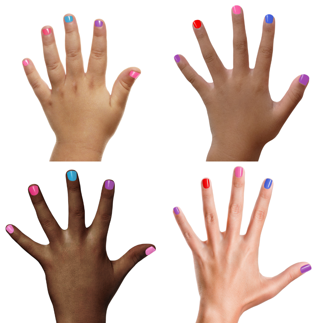 4 Polish Box Set Non-Toxic Kids Nail Polish