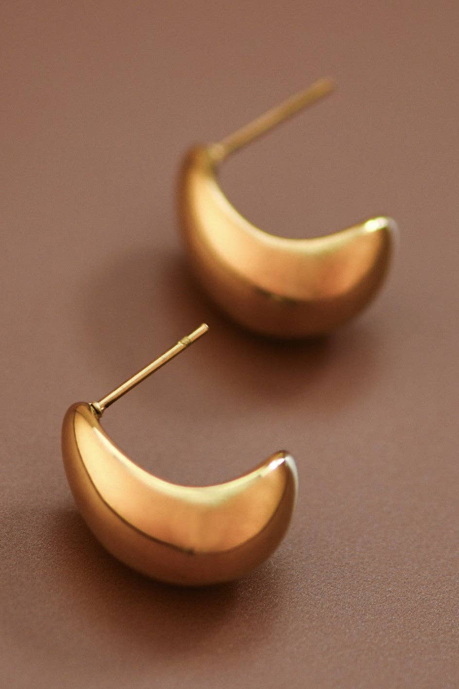 Gold Raindrop Earrings | 18K Gold Plated