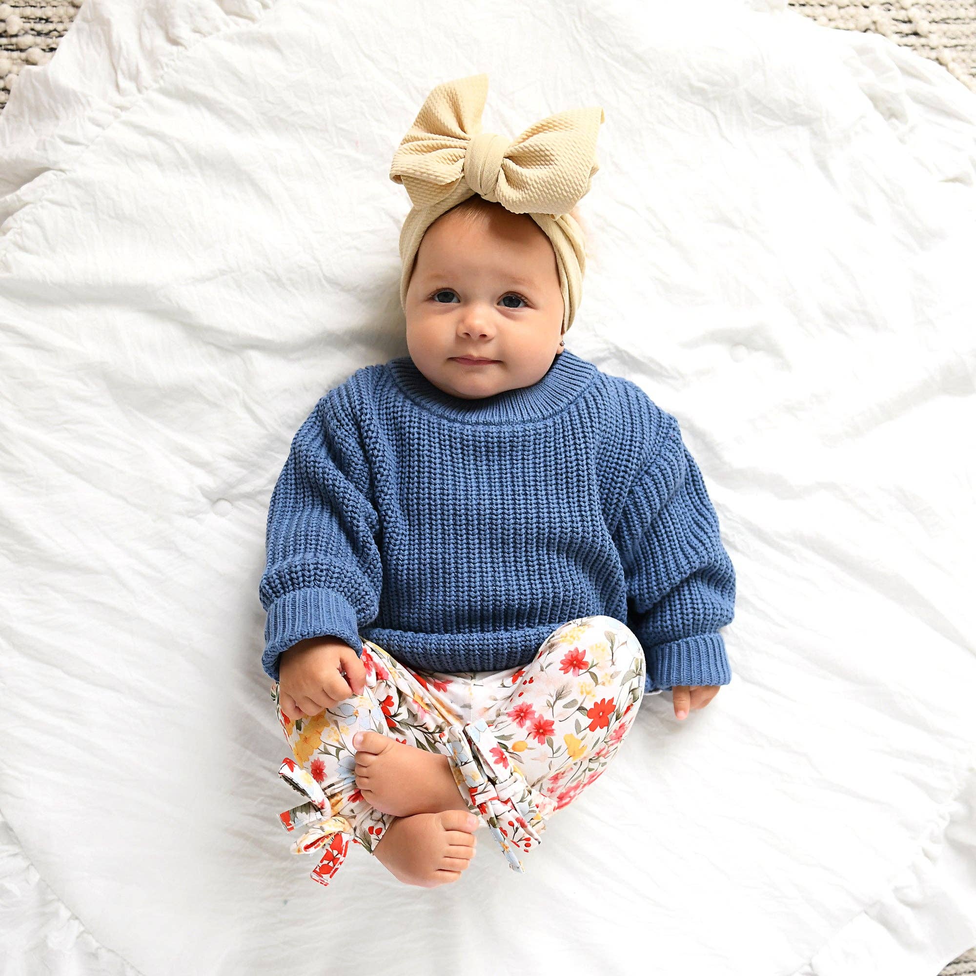 Knitted Sweater | Steel Blue