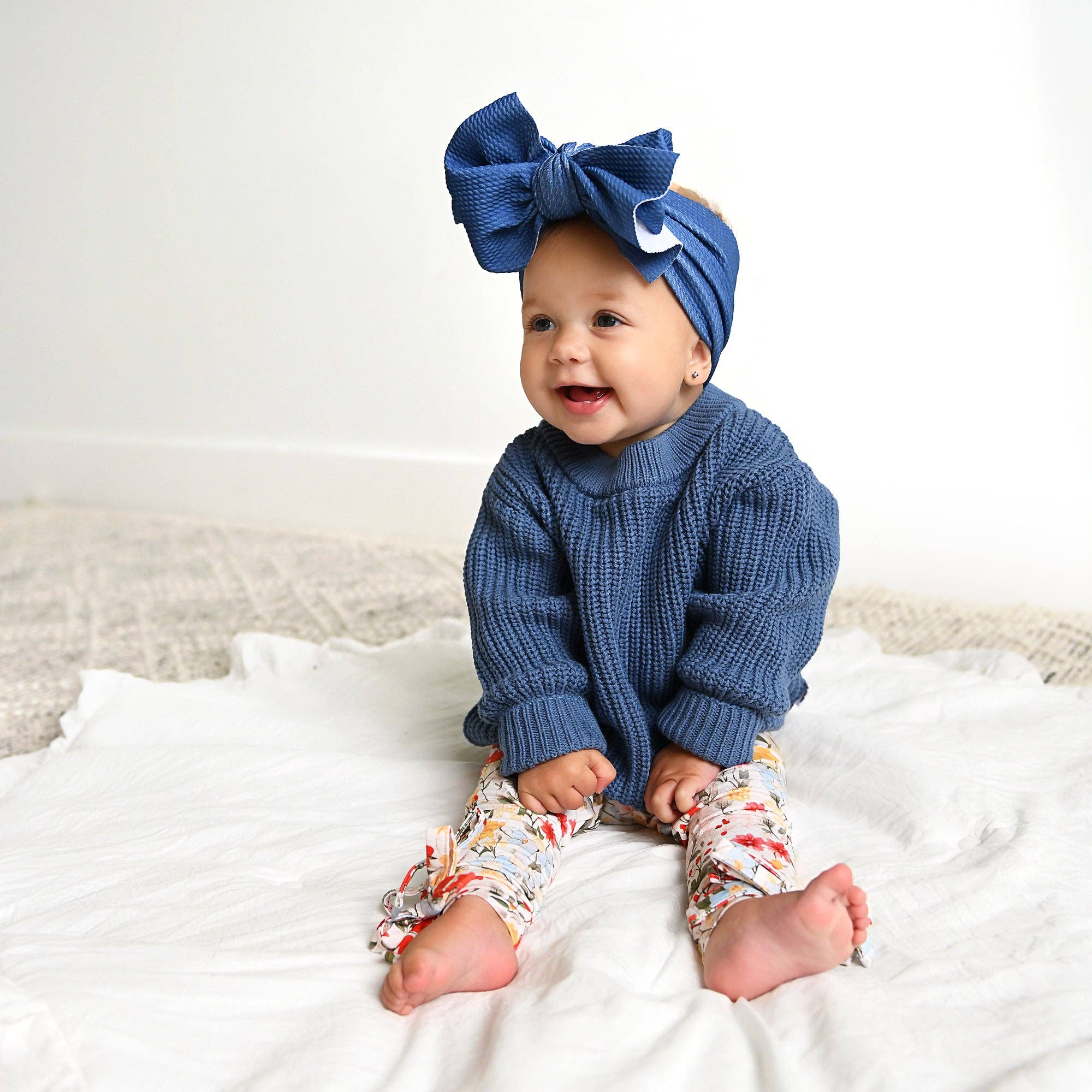 Knitted Sweater | Steel Blue