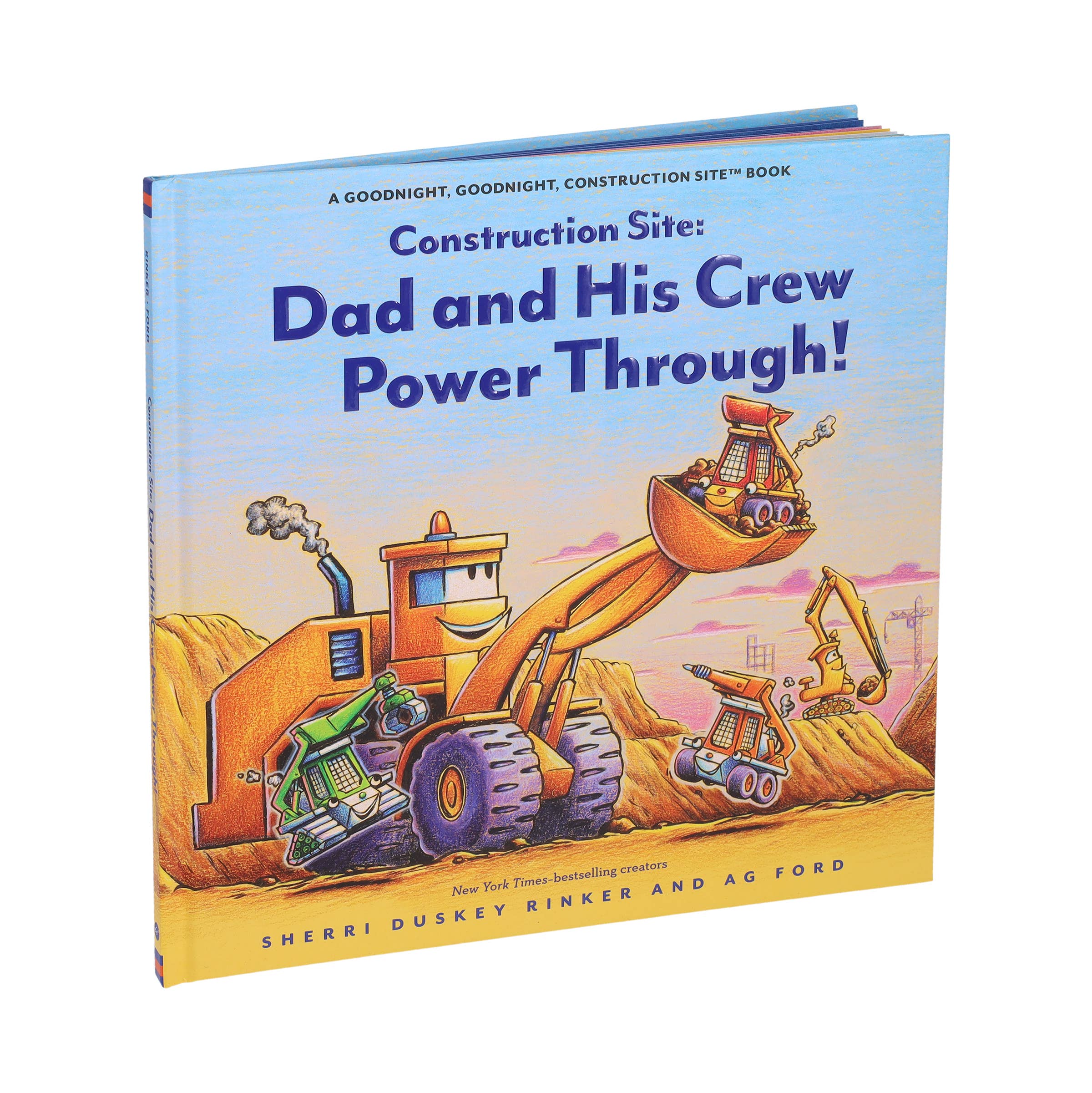 Construction Site: Dad and His Crew Power Through!