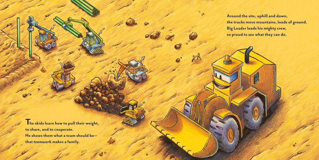 Construction Site: Dad and His Crew Power Through!