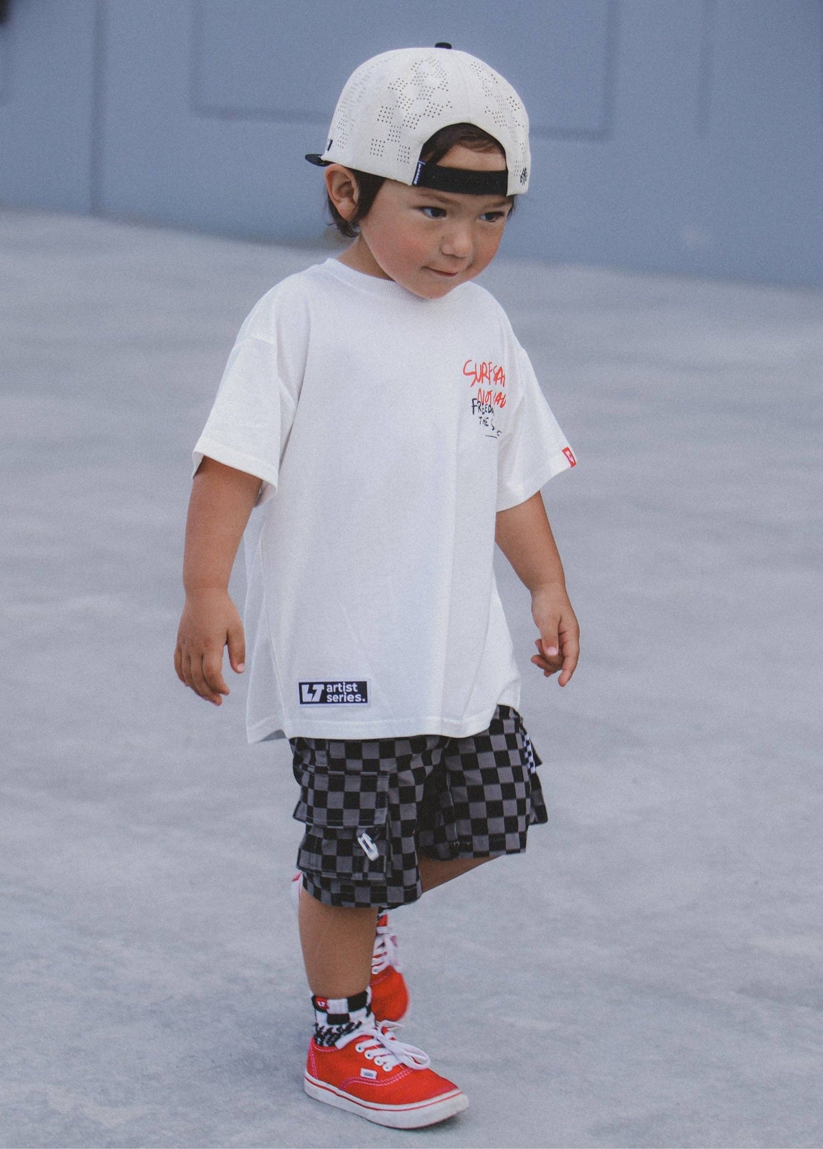 Cargo Shorts | Grey Checker
