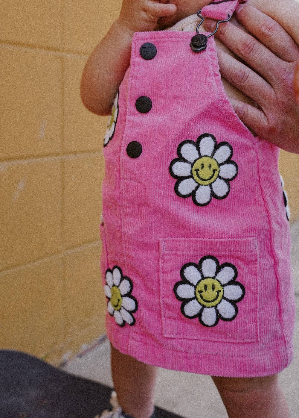 Little Bloomer Corduroy Dress | Pink