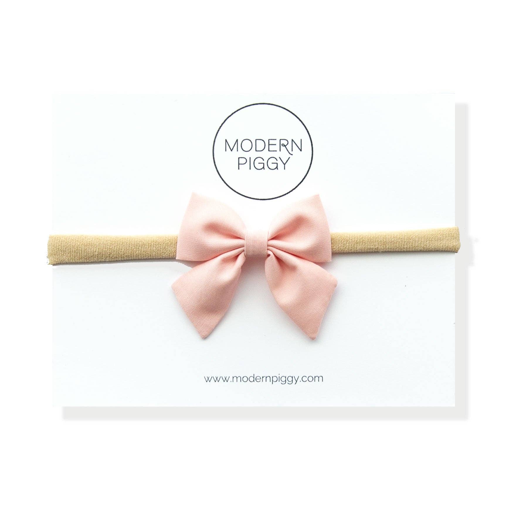 Candy Pink | Mini Piggy Bow: Alligator Clip