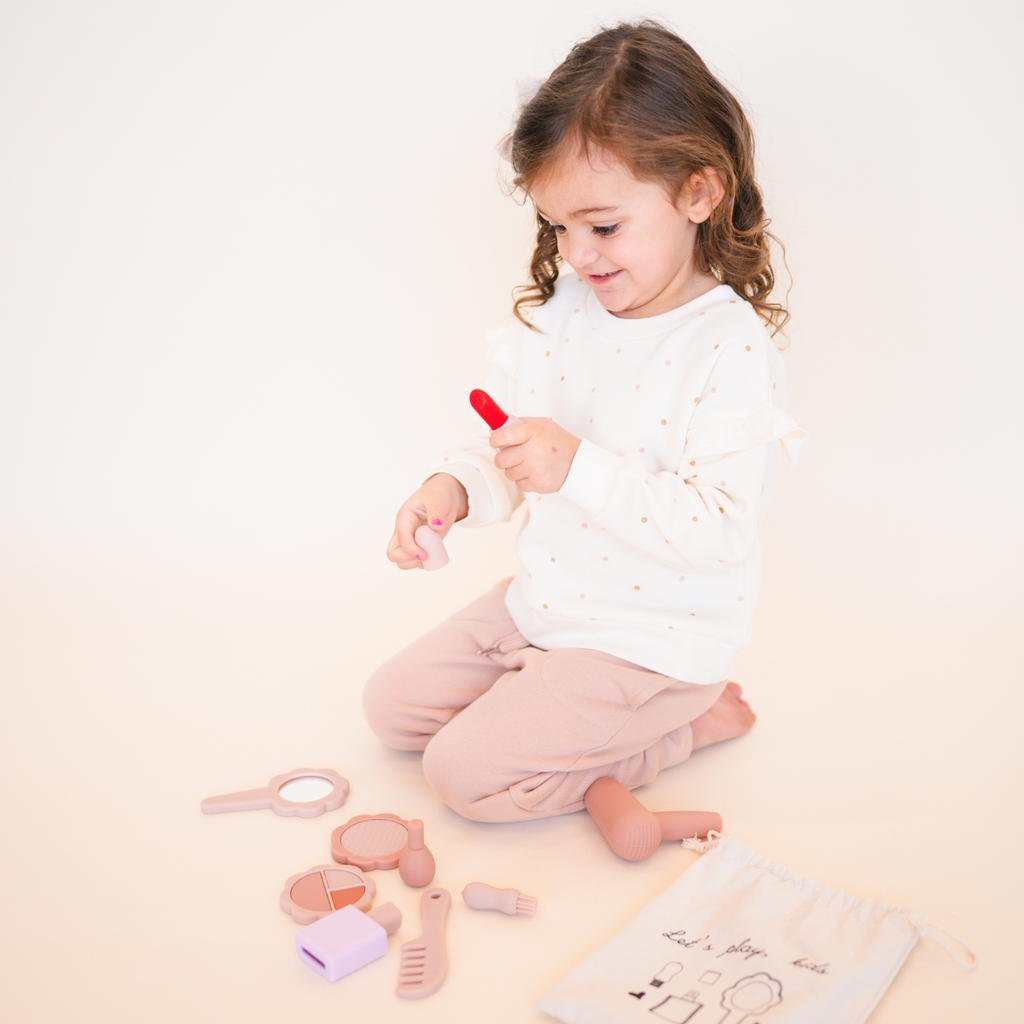 Silicone Makeup Playset | Kids Pretend Playset Toy