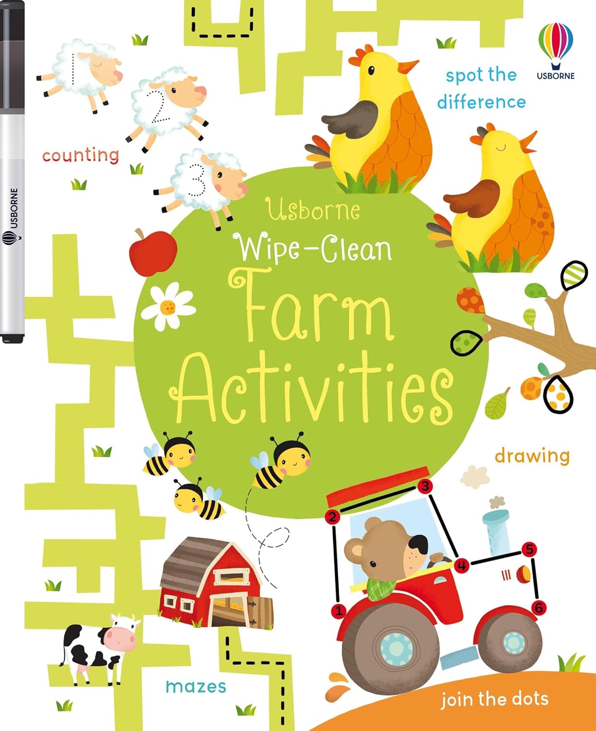 Wipe-Clean Farm Activities Book
