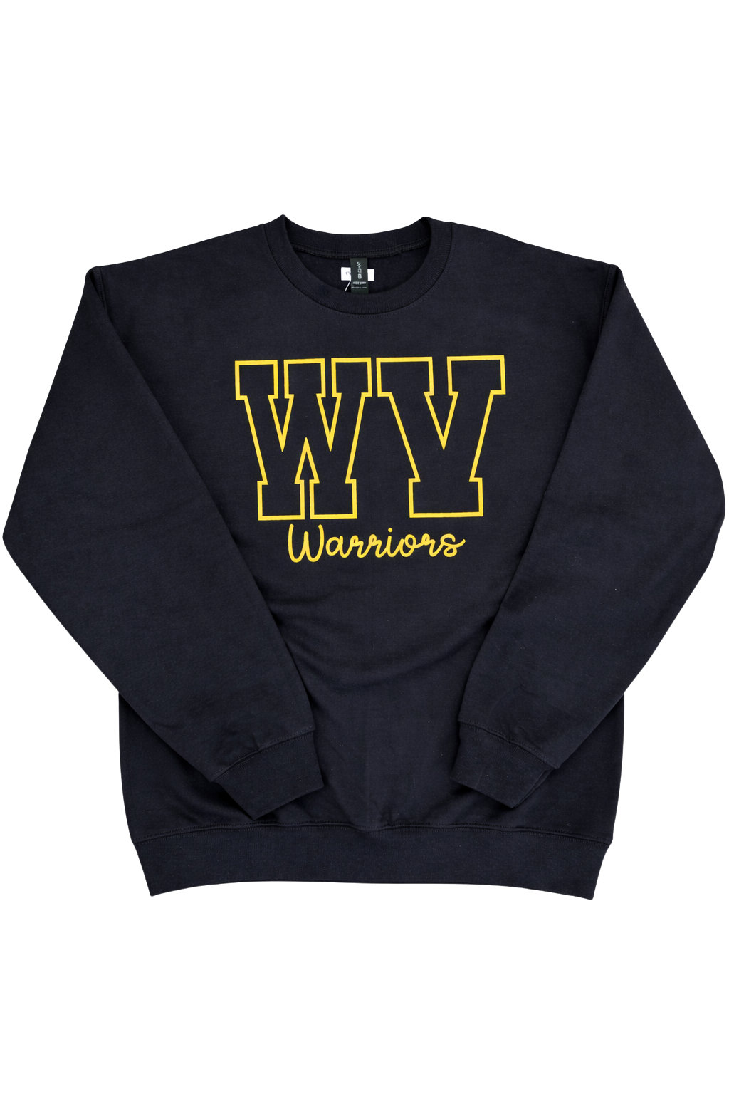 WV Warriors Embroidered Crewneck | Black (Presale)