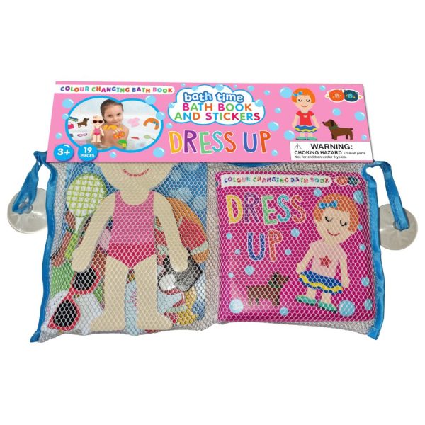 Colour Changing Bath Book & Stickers | Dress Up