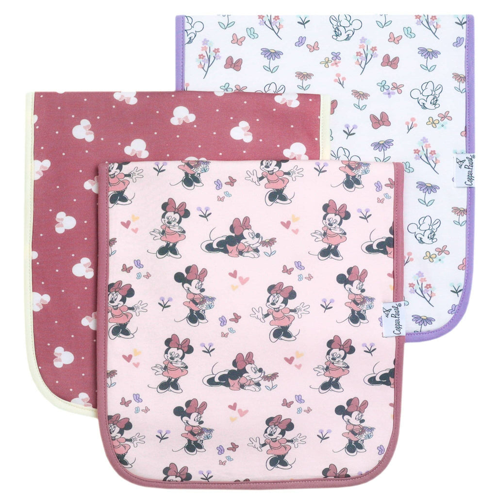 Burp Cloths - Minnie Mouse