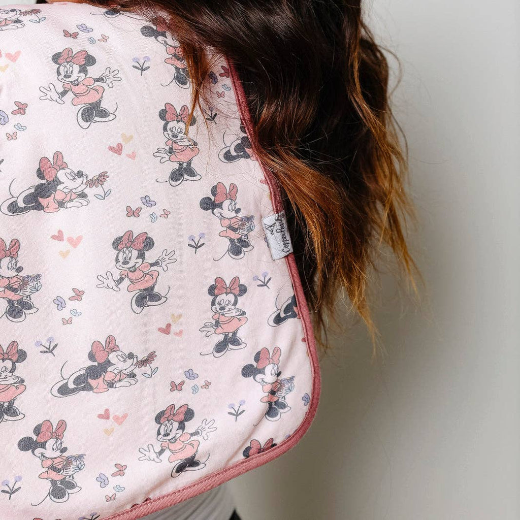 Burp Cloths - Minnie Mouse