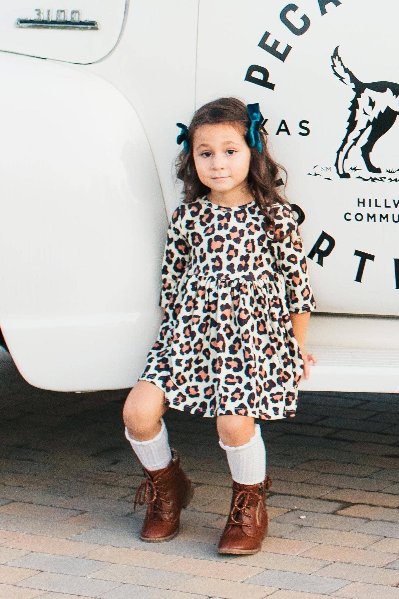 Twirl Dress | 3/4 Sleeve | Wild One