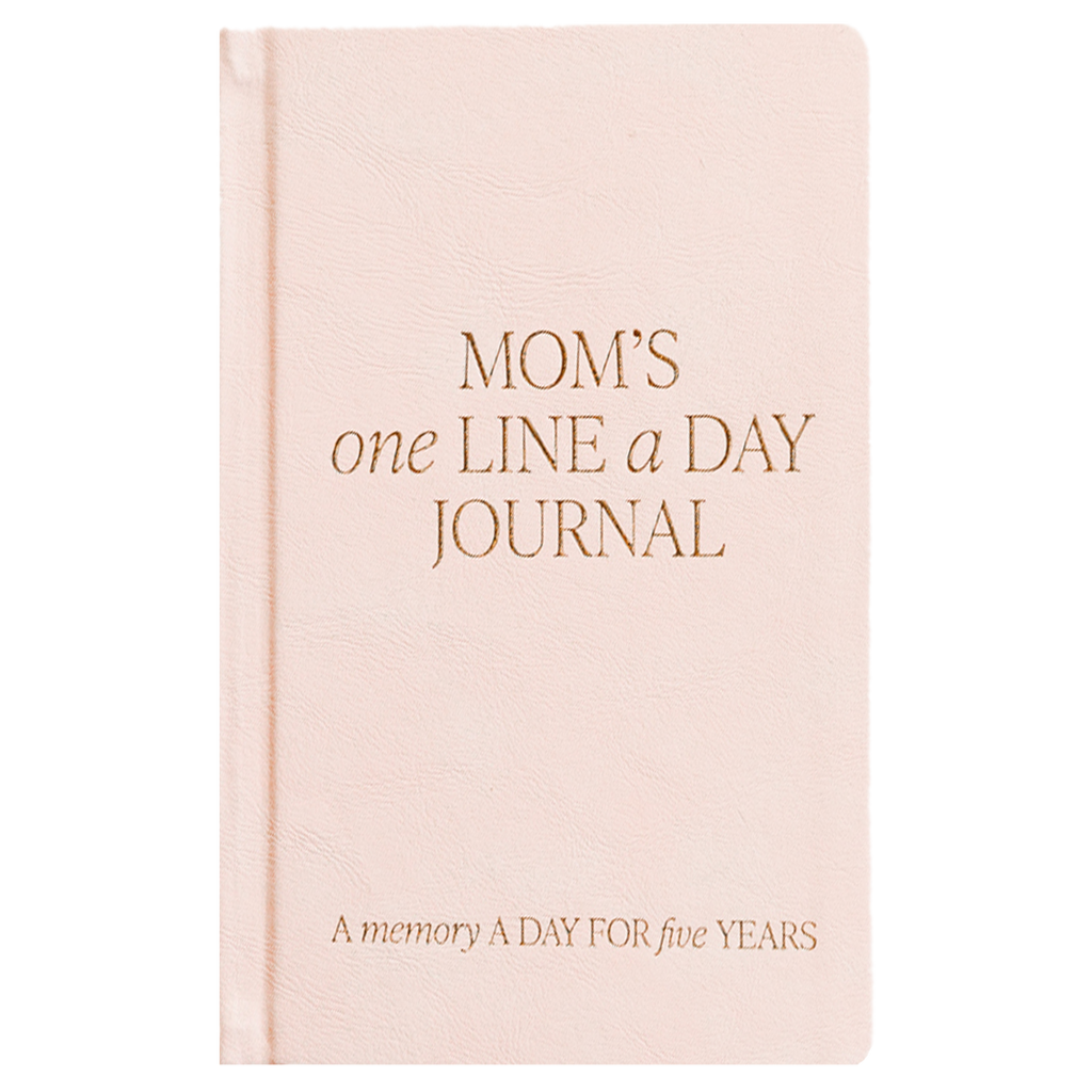Mom's One Line A Day Leather Journal - Mother's Day Gifts