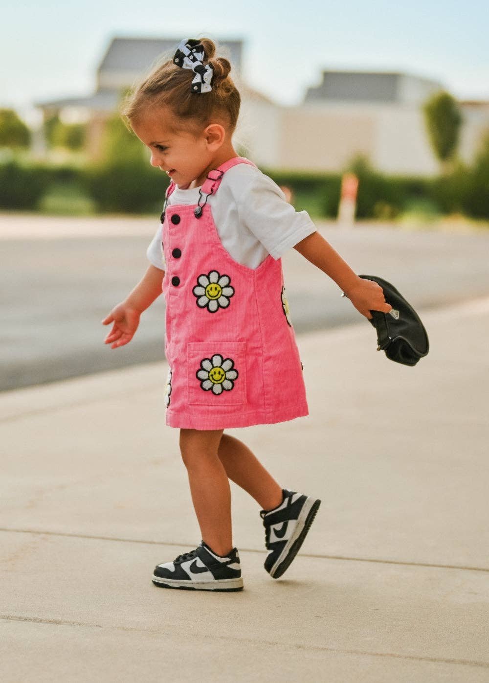 Little Bloomer Corduroy Dress | Pink