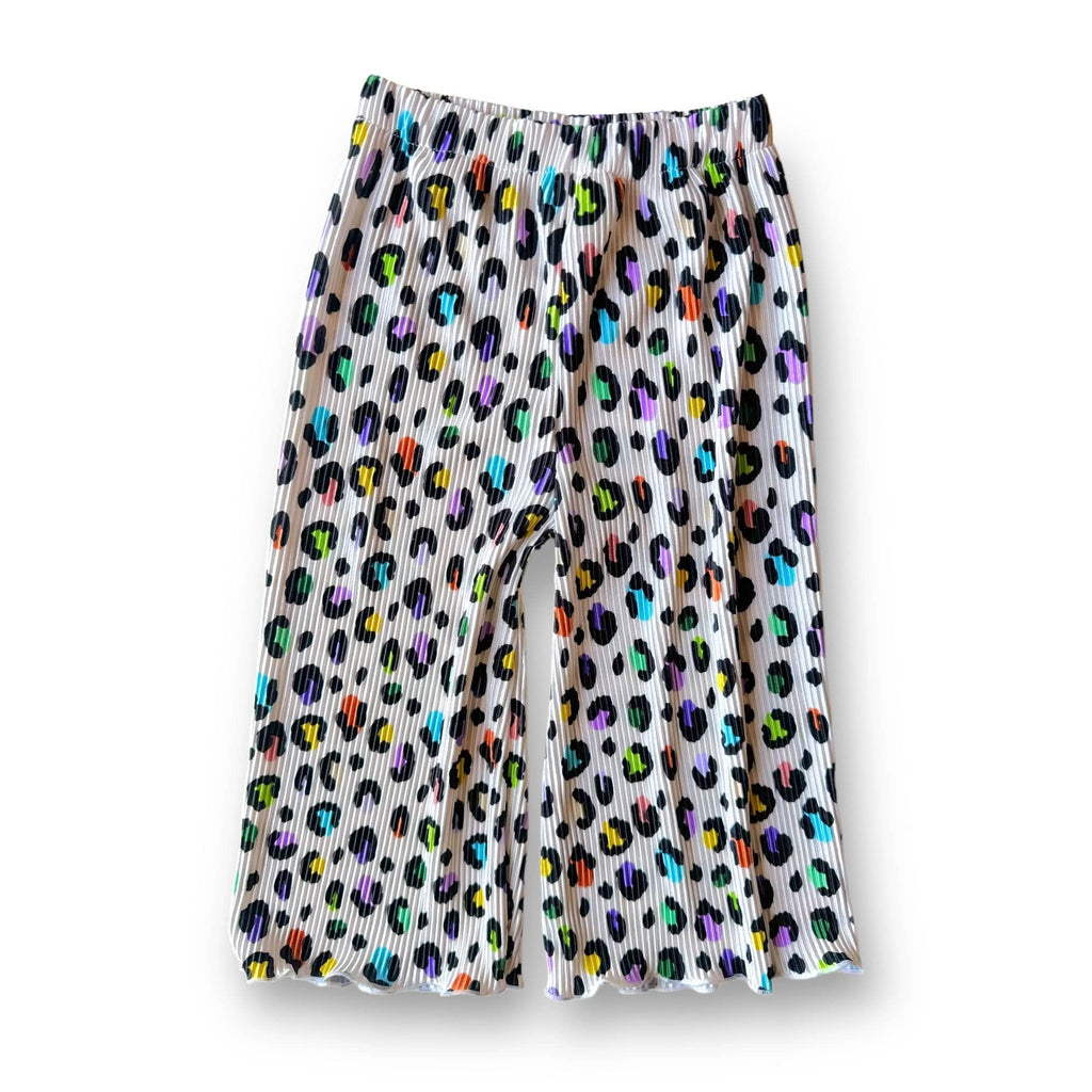 Plisse Wide Leg Pant | Loopy Leopard