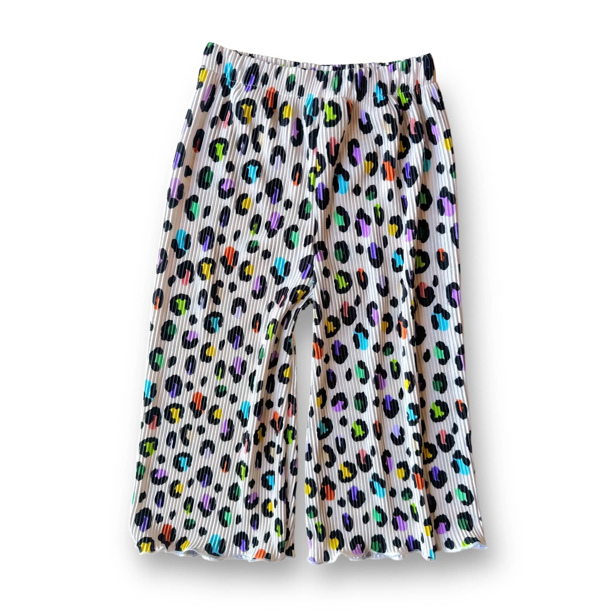 Plisse Wide Leg Pant | Loopy Leopard