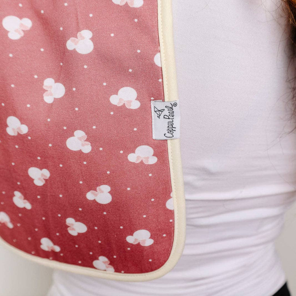 Burp Cloths - Minnie Mouse