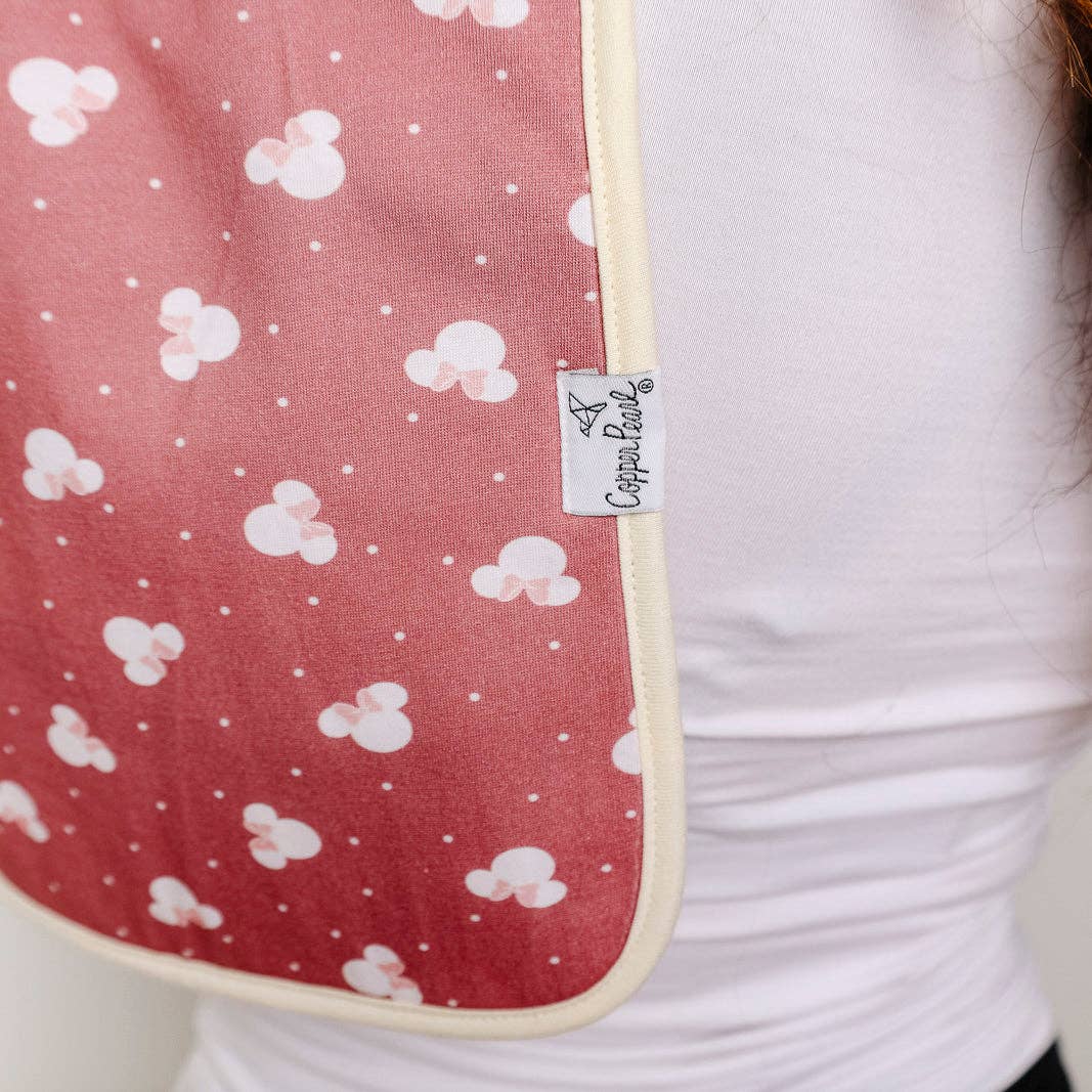 Burp Cloths - Minnie Mouse