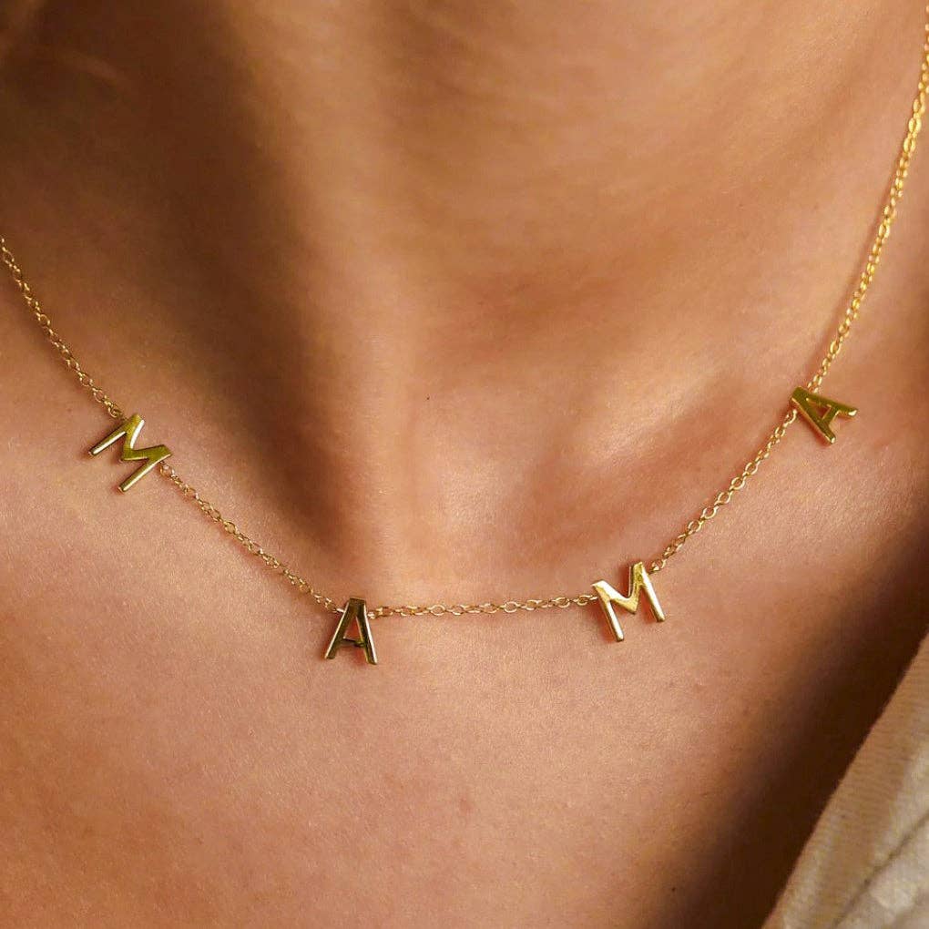 Mama Necklace | 18K Gold Plated