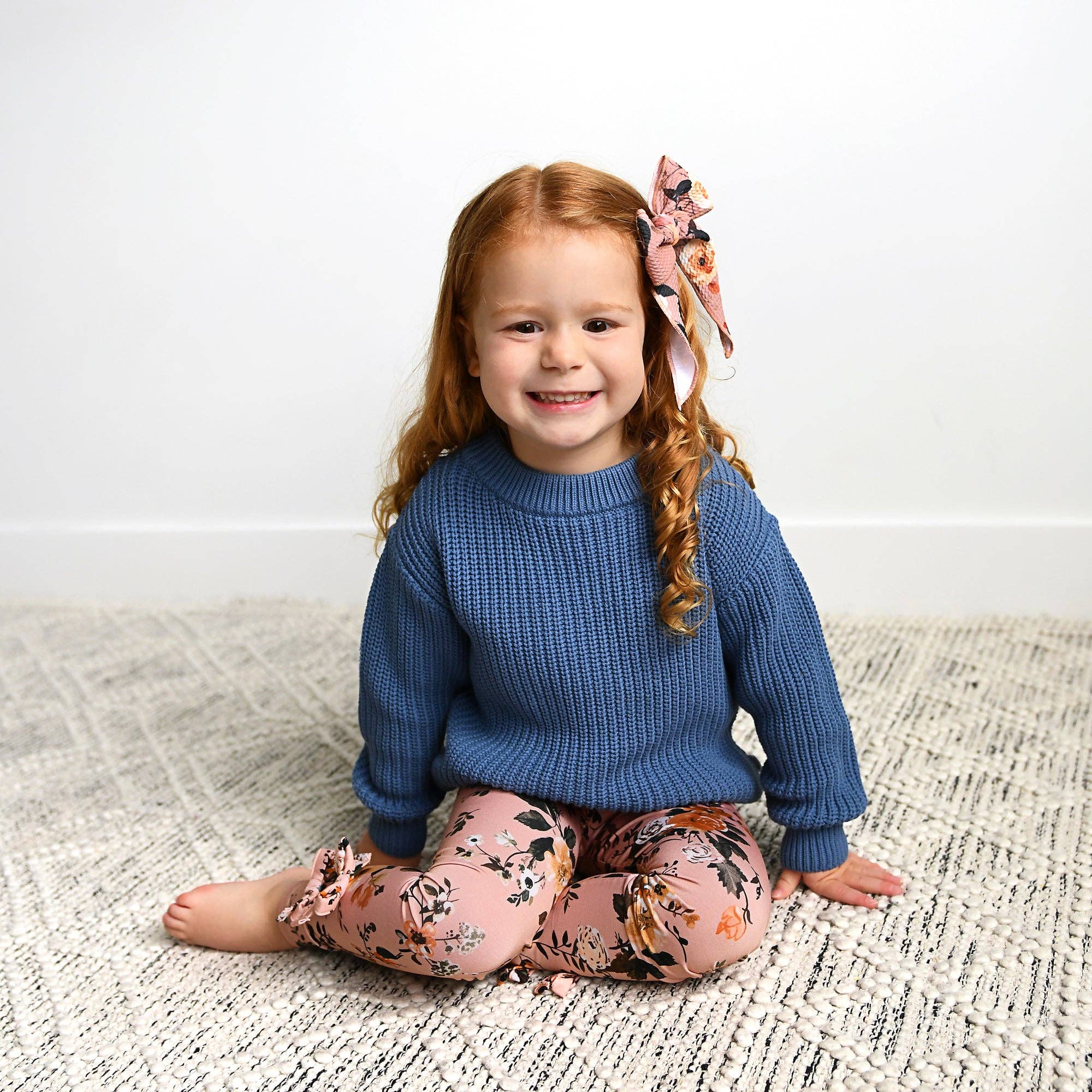 Knitted Sweater | Steel Blue