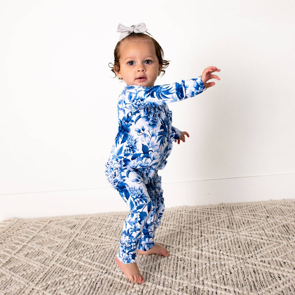 Hattie Ruffle Zip Bamboo Sleeper