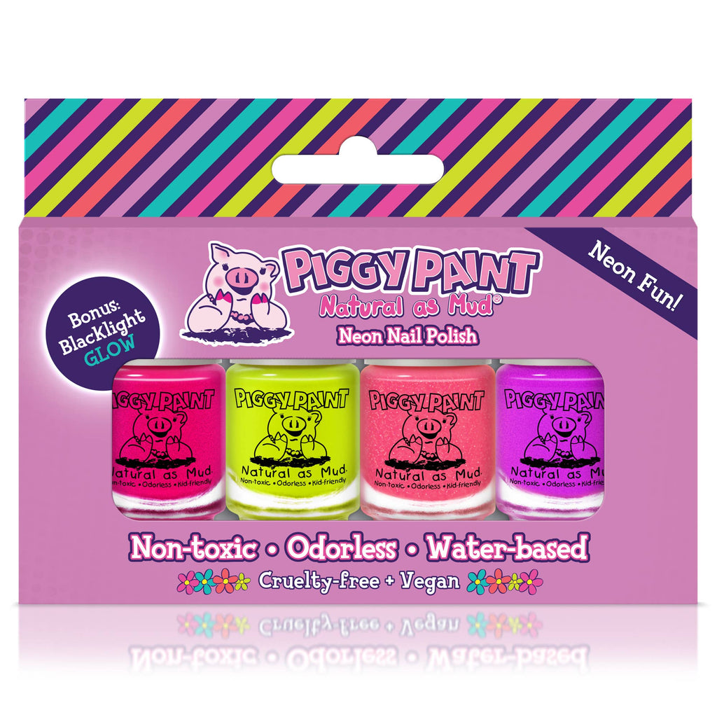 Neon Box Set Non-Toxic Kids Nail Polish
