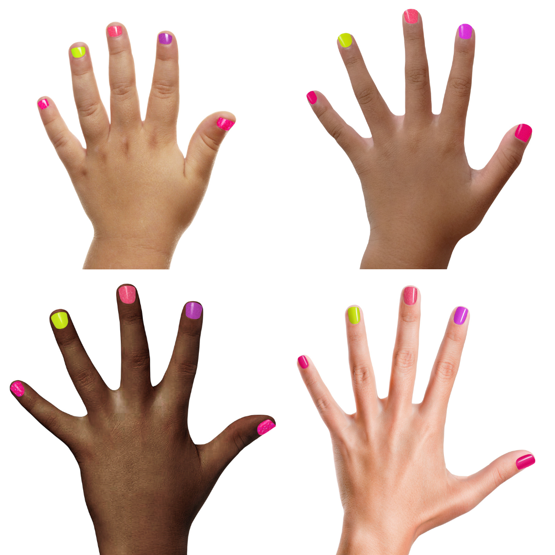 Neon Box Set Non-Toxic Kids Nail Polish