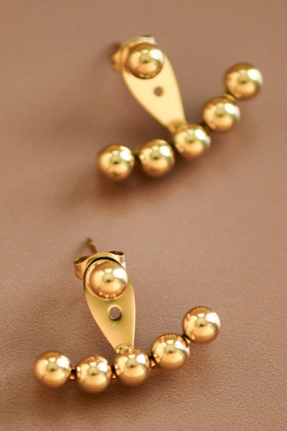 Gold Ear Jackets | 18K Gold Plated
