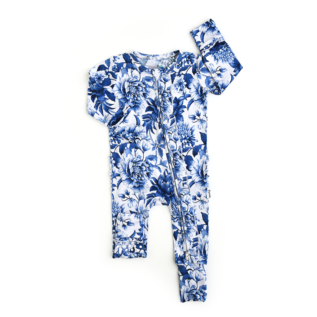 Hattie Ruffle Zip Bamboo Sleeper