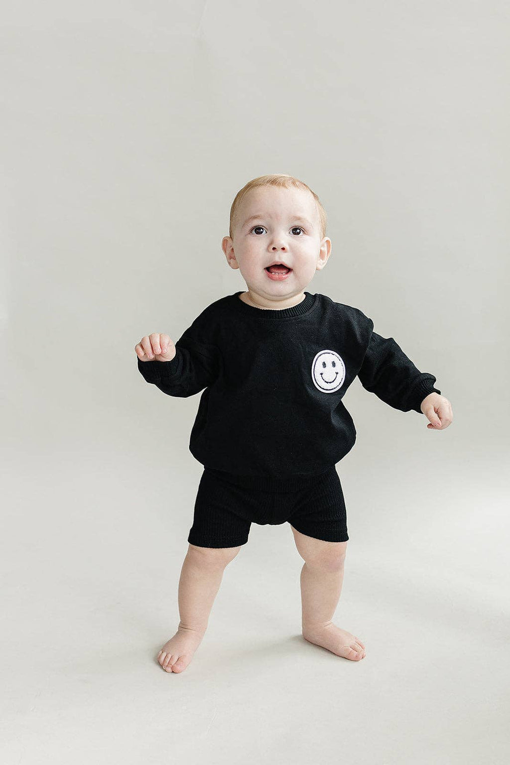 Biker Shorts Set | Black