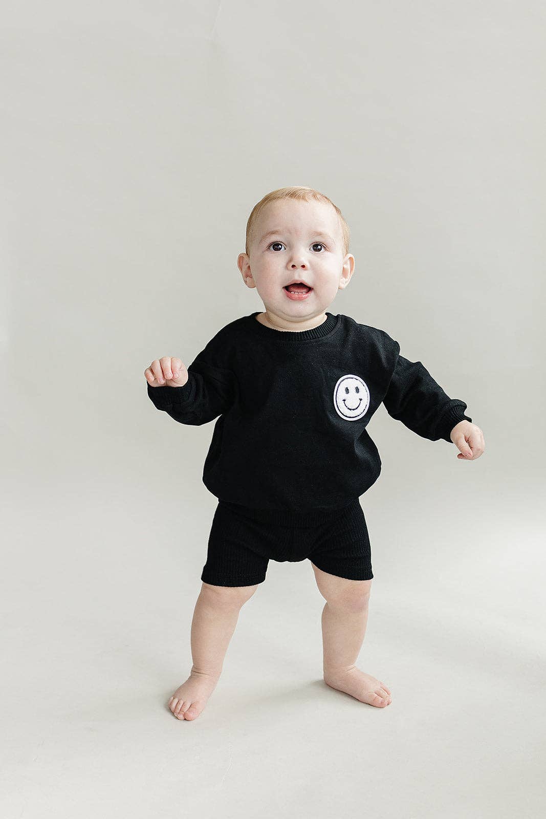 Biker Shorts Set | Black