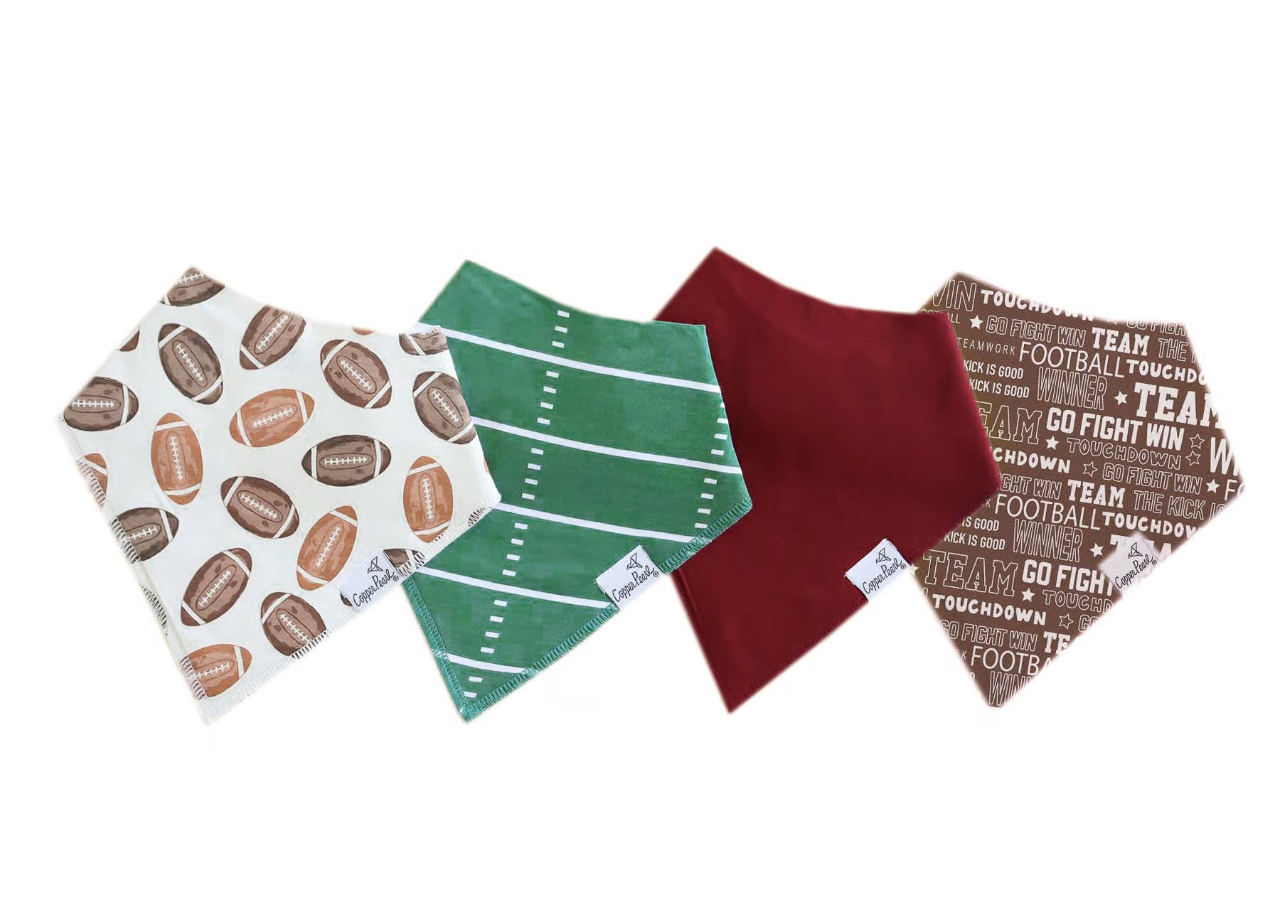 Copper Pearl Blitz Bandana Bib Set (4-Pack)