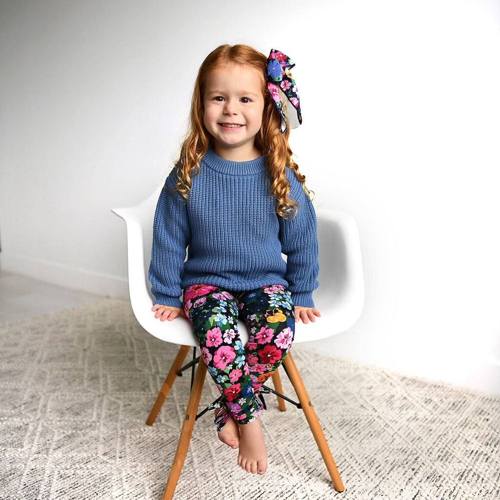 Knitted Sweater | Steel Blue