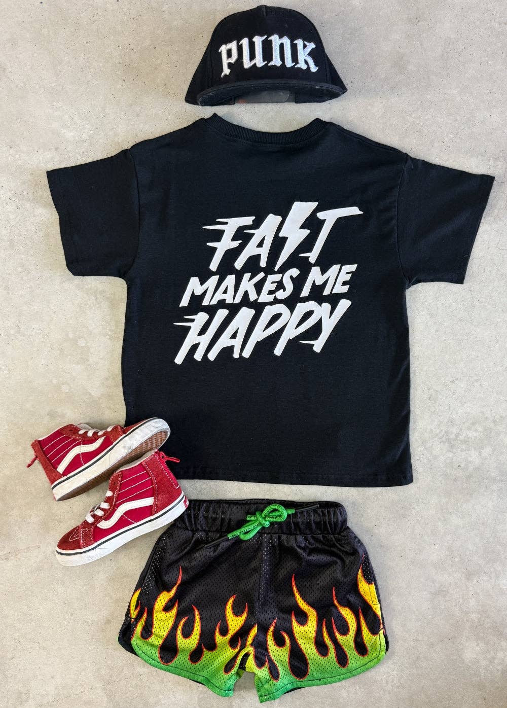 Fast Makes Me Happy Tee | Black